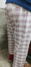 秋鹿睡衣女款秋季可外穿纯棉圆领长袖格子长裤休闲居家服春秋套装 香芋紫 L /身高160-165体重100-115 实拍图
