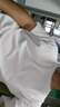 棉的美学【安心品质】230G新疆纯棉夏季重磅短袖t恤纯色宽松百搭打底衫 「40°都清爽」纯真白 L 「推荐120-140斤」 实拍图