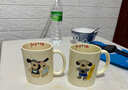 可爱卡通高颜值陶瓷猫咪马克杯带盖情侣水杯送闺蜜创意实用杯子 滑板小狗马克杯【单杯】 1个 350ml 实拍图