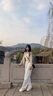 尤克达蒂（yookdd） 针织衫女春秋新款开衫女ins风设计感修身甜美圆领外搭毛衣上衣女 杏色均码【建议80-110斤】 实拍图