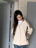 JEEP SPIRIT冲锋衣男女春秋三合一小个子情侣外套新款防风防水登山服羽抓绒服 女卡其【单冲外套】 暴雨级防水 M -男款没有这个码 实拍图