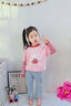 巴帝巴帝秋冬款婴幼儿童纯棉t恤长袖假两件男女打底衫 粉红苹果兔兔 120 实拍图