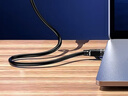 毕亚兹 六类网线 千兆高速宽带线 CAT6类家用电脑路由器5g网络工程监控线8芯成品跳线2.5g黑色2.5米 实拍图