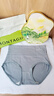 梦特娇女士内裤女高腰纯棉女式提臀收腹100%全棉抑菌底档新款三角短裤头 深灰+砖红+浅灰+肤色 【独立包装】 4条 L （推荐110-130斤 实拍图