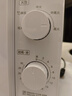 美的（Midea）家用小型快捷微波炉 双旋钮操控 一节能效五档火力 智能解冻360°旋转加热  （213B升级款） M13J 乳白色 M13J 实拍图