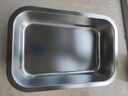 洛滑不锈钢方盆长方形份数盆饭店食堂托盘烤鱼自助快餐菜盆方盘 40cm×30cm×15cm【不带盖】14L 实拍图