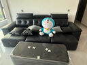 BOJO电动功能沙发床一体两用2025新款小户型客厅意式真皮艺劳伦斯9012 3.2m三人位（三电动） 接触面真皮 实拍图