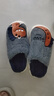 猪爸爸儿童棉拖鞋秋冬季男童毛毛拖鞋女孩室内宝宝亲子中大童棉拖38/39 实拍图