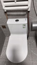 九牧（JOMOO）11322-2-2/41KA-1 抗菌一级水效大冲力浴室马桶虹吸坐便器400坑距 实拍图
