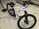 喜德盛26款黑客350黑客380山地车自行车成人21速铝合金男士女生学生上班 黑客350白灰色【2026升级款】 26寸x15.5寸身高150-165cm 实拍图