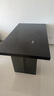 法莎蒂政府补贴全托岩板餐桌大小户型轻奢现代简约亚克力悬浮长方形桌子 【黑色亚克力脚+新升级下挂岩板】单餐桌 140x80x75cm 实拍图
