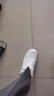 迪卡侬板鞋男秋透气低帮仿皮休闲鞋防泼水小白鞋黑色运动鞋5411503 实拍图
