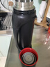哈尔斯（HAERS）保温壶户外露营爬山钓鱼旅行壶不锈钢大容量保温瓶车载热水瓶带碗 曜石黑2.2L【一盖多用+赠背带】 实拍图