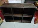 众淘全实木书架纯实木书柜落地矮书柜格子柜储物柜客厅家用八格柜组合 【感恩回馈】2层6格90*30*60cm 实拍图