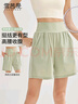 雪茜曼瑜伽运动短裤女高腰收腹五分裤宽松透气速干跑步健身普拉提春夏 实拍图