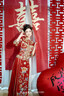 June bride结婚用品婚房布置套装男方女方婚礼客厅装饰喜字拉花房顶吊顶喜联 实拍图
