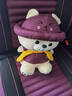 车鞍 汽车座套仿亚麻布艺四季通用汽车坐垫全包卡通公仔可爱萌座垫 A15魅力紫-卡通版-头靠分体 五座通用款式-下单留言车型 实拍图