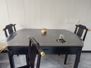 沃林格餐桌 新中式实木餐桌椅组合现代简约中国风跳台伸缩餐台饭桌809 1.5米餐桌 一桌4椅 实拍图