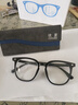 依视路（ESSILOR） 钻晶系列高清耐磨防蓝光近视超薄镜片专业配度数眼镜架男女镜框 TR90-全框-1156BK-黑色 镜框+依视路膜岩高清1.60现片 实拍图