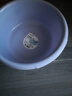 茶花（CHAHUA）塑料盆洗脸盆加厚加深家用加深学生宿舍洗衣服盆子洗脚盆塑料盆 39cm两个装【1紫1蓝】 加厚加深 实拍图