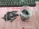 英雄（HERO） 英雄墨囊桶装可替换2.6mm3.4mm钢笔墨囊可擦小学生用直液式墨胆小学生初中生用 不可擦黑色50支 3.4mm口径 实拍图