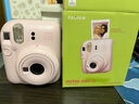 富士（FUJIFILM）instax  mini12 一次成像 立拍立得相机 mini12 浅樱粉 套餐九（官方标配+相机包+相册+白边相纸40张） 实拍图
