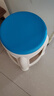 华恺之星 塑料凳子 家用加厚耐磨餐椅子小圆凳板凳换鞋浴室凳 蓝色 实拍图