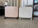 米熙高颜值登机箱小行李箱女拉杆箱子旅行箱密码箱18英寸淡山茱萸粉36 实拍图