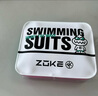 洲克（ZOKE）青少年儿童泳衣女童连体三角专业训练舒适竞技120625821 黑色 20 实拍图
