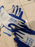 星宇 浸胶劳保手套 丁腈系列耐磨耐油耐酸碱胶皮挂胶 工业工地工作木工电工汽修建筑防护手套 6付 白纱蓝 N518【拆包卖略贵一点点】 实拍图