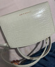 CHARLES&KEITH鳄鱼纹凯莉包手提斜挎婚包包女包生日礼物CK2-50270880-1 Ivory象牙色 S 实拍图