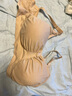 美德乐（Medela）哺乳文胸产后喂奶孕妇内衣单层前开扣轻盈款 奶油色 XL 实拍图