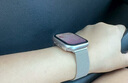 Apple/苹果 Watch Series 10 智能手表蜂窝款42毫米银色铝金属表壳丹宁色运动型表带M/L MWXK3CH/B 实拍图