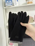 回力（Warrior）手套冬天女男士骑行手套加绒保暖手套防寒防风户外骑开车棉手套 黑色 均码 实拍图