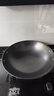 美菱（MeiLing）双耳大铁锅无涂层蜂窝纹炒锅圆底商用炒菜锅熟铁锅燃气炉专用 实拍图