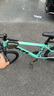 梅隆山地自行车越野变速公路车青少年学生单车减震轻便单车 SR370-比安奇绿 24英寸 21速 实拍图