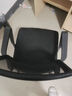电脑椅人体工学椅家用舒适久坐弓形办公椅学习椅电竞椅座椅 黑框黑网【海绵座垫】基础款 实拍图