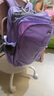 letopo儿童护脊减负书包小学生4-6年级双肩书包 简约时尚轻便耐脏 芋紫色 实拍图