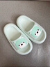 朴西儿童拖鞋室内居家浴室防滑外穿2025男女童夏季新款小熊凉拖鞋 薄荷绿 【萌趣小熊造型】 24 (170mm) 实拍图