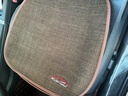 越野兵 汽车坐垫四季坐垫涤麻座垫车垫套四季通用座垫新能源 后排咖 实拍图