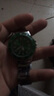新款手表男士石英潮流商务钢带腕表 绿色水鬼 实拍图