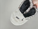 卡骆驰（CROCS）洞洞鞋贝雅卡骆班轻便耐磨一脚蹬休闲鞋|205089 黑色/白色-066 39 (240mm) 实拍图