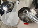 酷季不锈钢304小蒸锅一层1单层家用蒸饭锅蒸笼汤隔水蒸煮两用日式迷你 28cm特厚型（适合5-6人） 1cm 实拍图