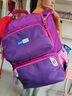 CAMS悬浮减重小学生书包四到六年级轻便护脊减负双肩包 豆蔻紫 S03904 实拍图