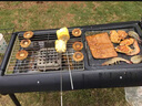杰米仕烧烤架不锈钢家用烧烤炉户外5人以上木炭碳烤炉野餐工具烤肉架子 大号不锈钢烧烤架+8件 实拍图