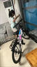 儿童自行车山地车6-7-8-10-12-15岁学生单车变速小孩18寸20寸22寸 标配单速白粉色送礼包 18寸适合身高100-125厘米【约6-10岁】 实拍图