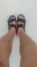 安踏凉鞋男鞋夏季轻便透气男士凉拖鞋沙滩鞋软底休闲运动凉鞋 实拍图