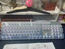 前行者（EWEADN）V30无线蓝牙三模朋克机械键盘复古渐变高颜值男女生电竞游戏办公台式笔记本电脑外设 冰川蓝复古 实拍图