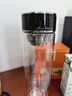 富光抗菌玻璃杯 双层高硼硅泡茶杯子 茶水分离杯办公水杯男女士400ml 实拍图