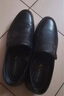 红蜻蜓男鞋春夏男士牛皮商务休闲一脚蹬皮鞋中老年爸爸鞋WTA24128黑色40 实拍图